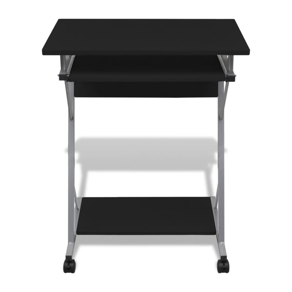 

vidaXL Studenten computerbureau 60 x 40 x 75 cm (zwart)
