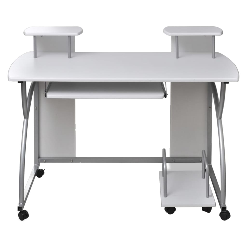 

vidaXL Studenten computer bureau 120 x 60 cm (wit)