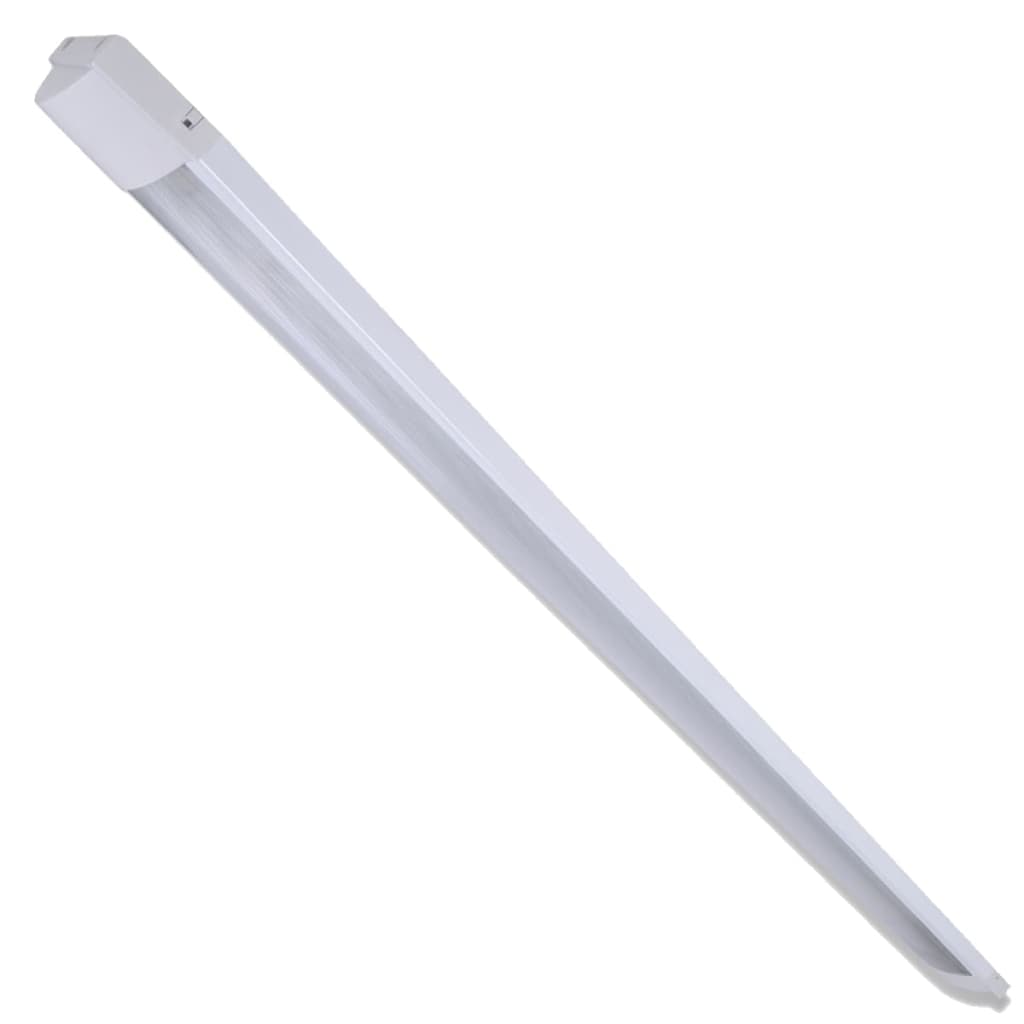 

vidaXL Dubbele TL-lamp Armatuur 58W T8 vochtbestendig met melkwitte kap