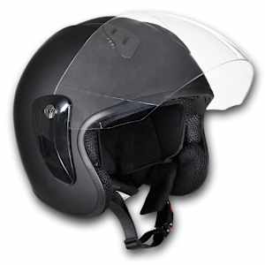 Motorrad Sturzhelm Motorradhelm Rollerhelm XL schwarz