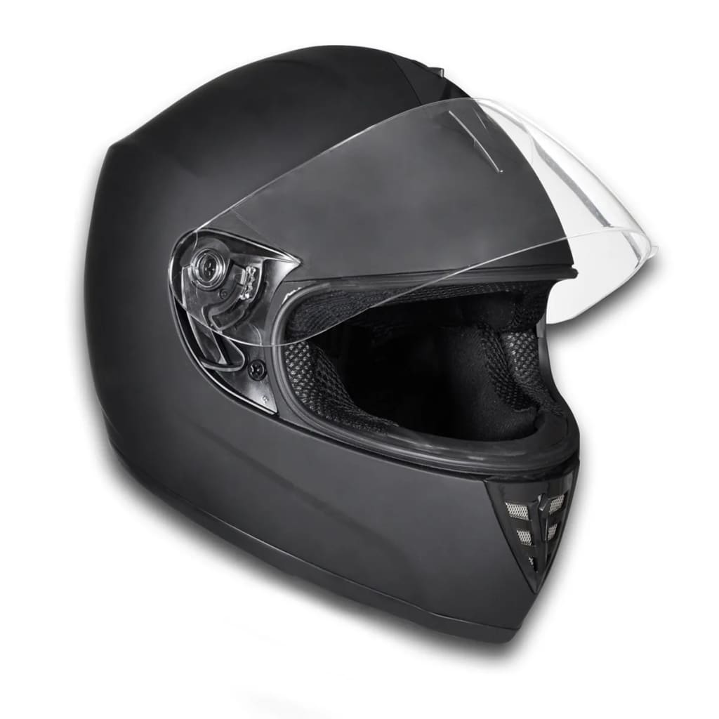 

vidaXL Integraal Motorhelm maat: S (zwart)