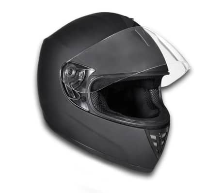 Casque intégral moto noir Taille S