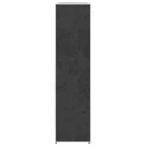 Látková šatní skříň s přihrádkami a tyčemi 45x150x176 cm černá - obrázek 5