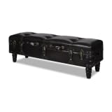Long banc banquette coffre de rangement de stockage