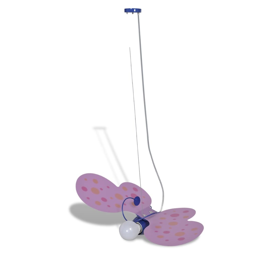 

vidaXL Hanglamp Roze Vlinder Model voor kinderslaapkamer