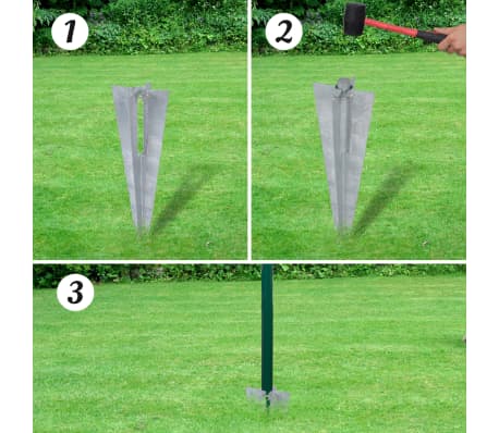 vidaXL Cl&ocirc;ture euro Acier 10x0,8 m Vert