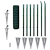 vidaXL traataed, teras, 10 x 1,0 m, roheline