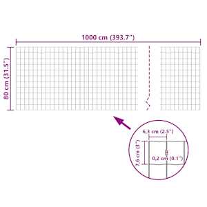 Euro plot ocel 10 x 0,8 m zelený - obrázek 5