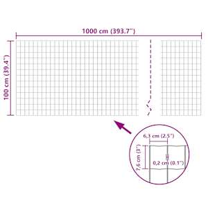 Euro plot ocel 10 x 1,0 m zelený - obrázek 5