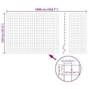 Euro plot ocel 10 x 1,2 m zelený - obrázek 5