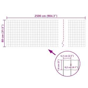 Euro plot ocel 25 x 0,8 m zelený - obrázek 5