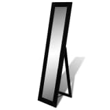 Free Standing Mirror Full Length Black
