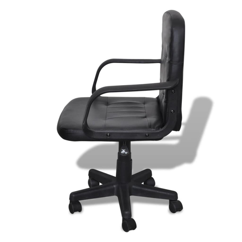

vidaXL Kantoorstoel 59x51x(81-89) cm zwart