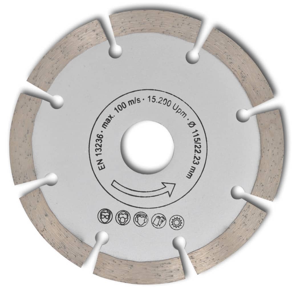 Deimantinis Pjovimo Diskas 115 mm, 2 vnt.
