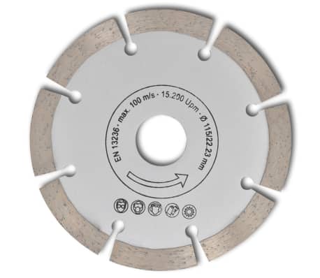 2 disques diamantés pour meuleuse 115 mm