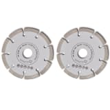 Dijamantna rezna ploča 125 mm sa segmentom 10 mm, 2 kom