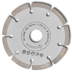 Diamant s&aring;gklinga 150mm 2-pack 10mm segment