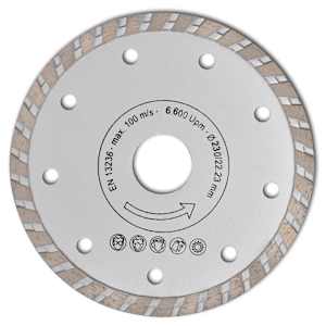 Dijamantna Turbo rezna ploča 230 mm, 2 kom