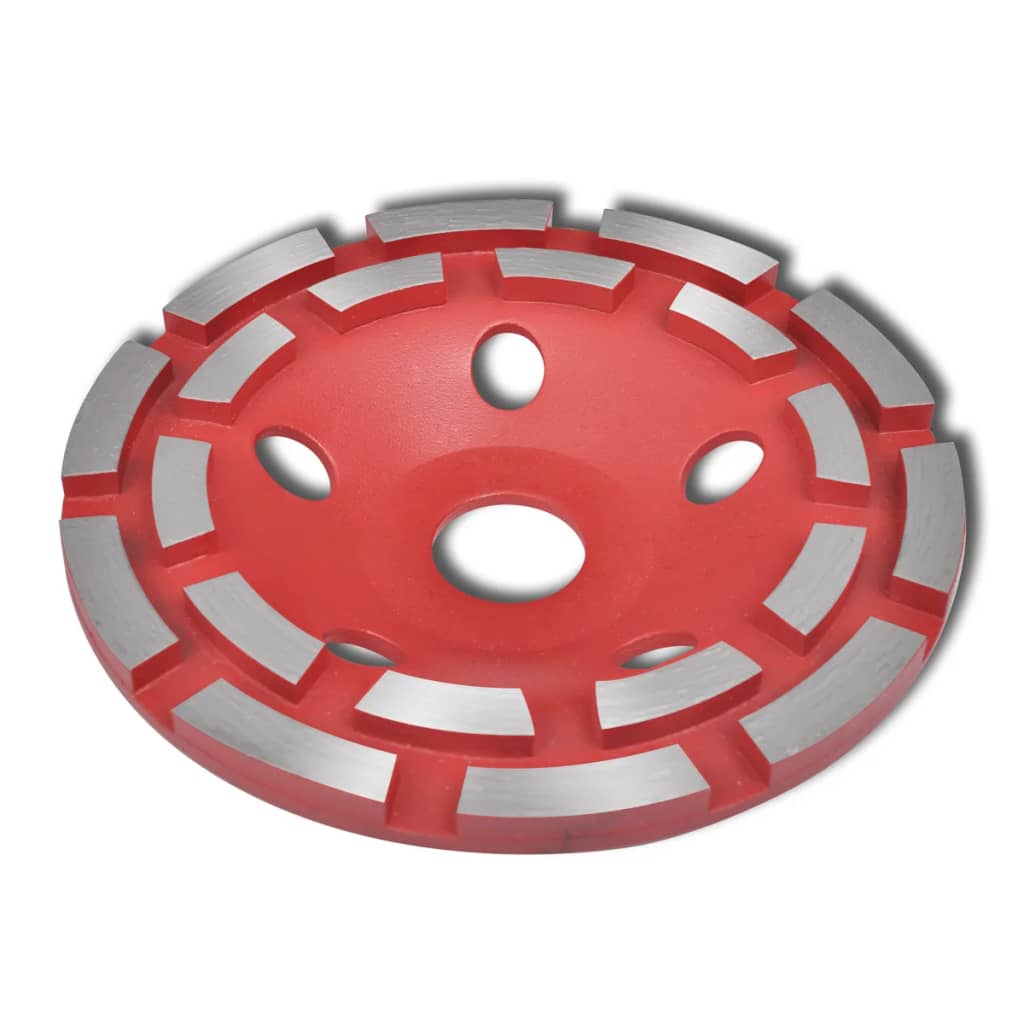 vidaXL Diamantový brusný kotouč - dvouřadý - 180 mm