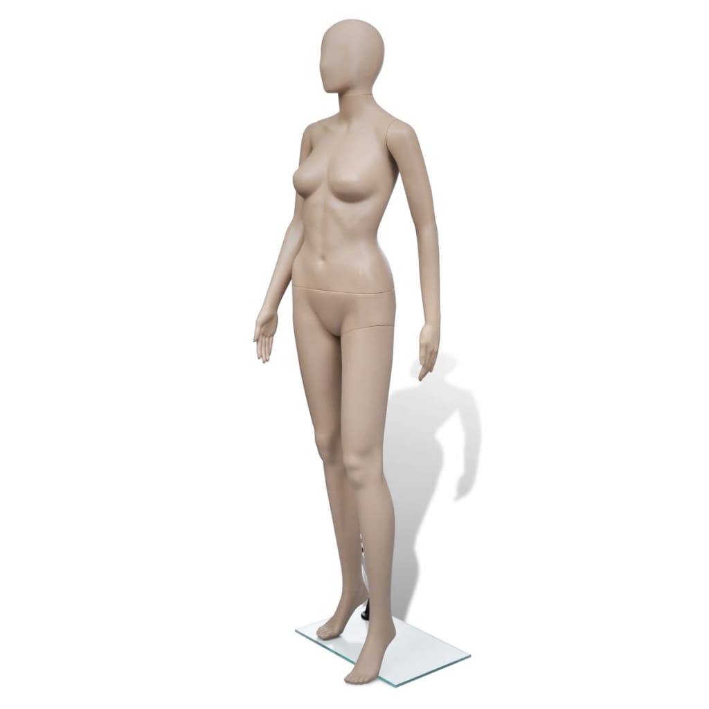 12: vidaXL mannequin kvinde rundt hoved