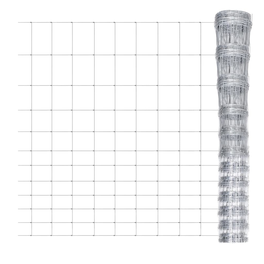 Kerti kerítés horganyzott acélból 50 m 150 cm 