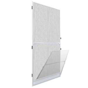 Hy&ouml;nteisverkko-ovi 120x240cm Valkoinen