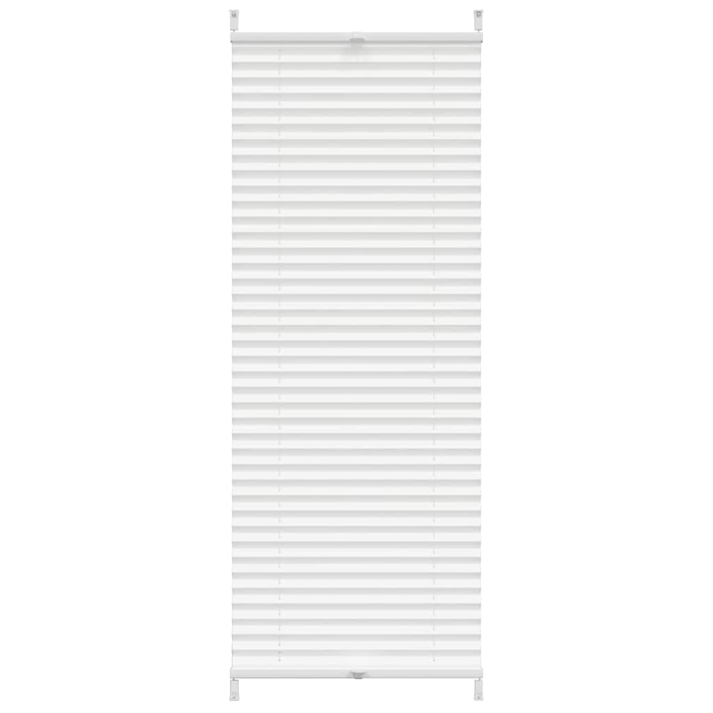 vidaXL Plisovaná roleta 50 x 150 cm, biela