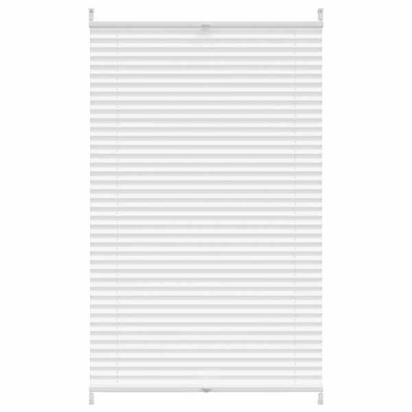 vidaXL Plisseekardin 70 x 100 cm valge