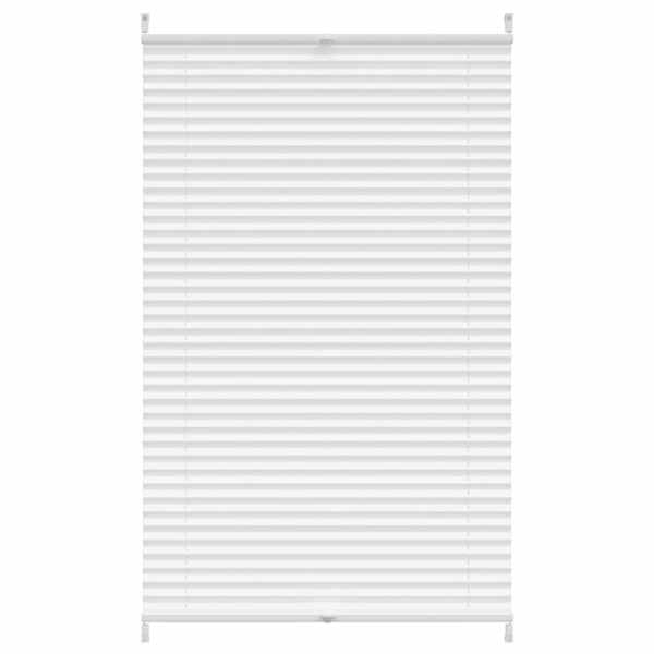 vidaXL Plisseekardin 80 x 150 cm valge