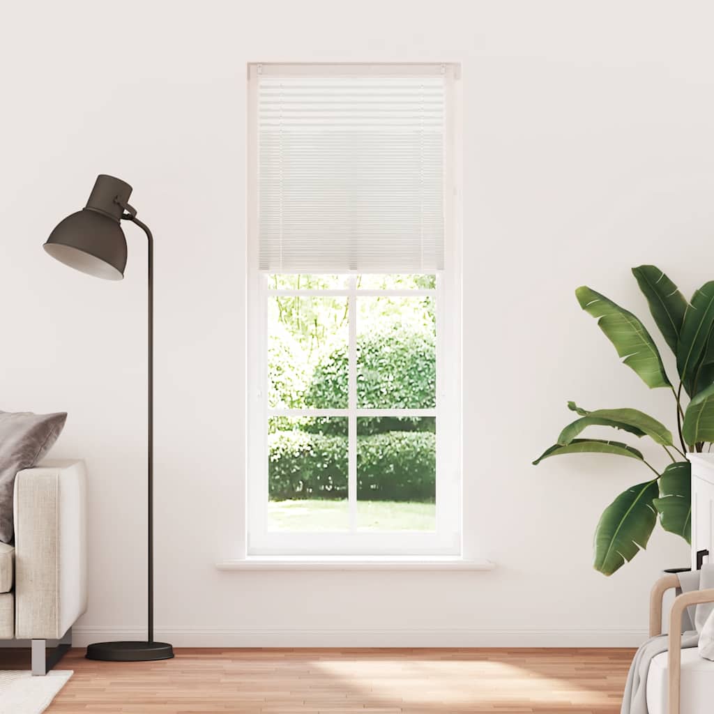 Jaluzea plisse, alb, 80x200 cm, pliuri