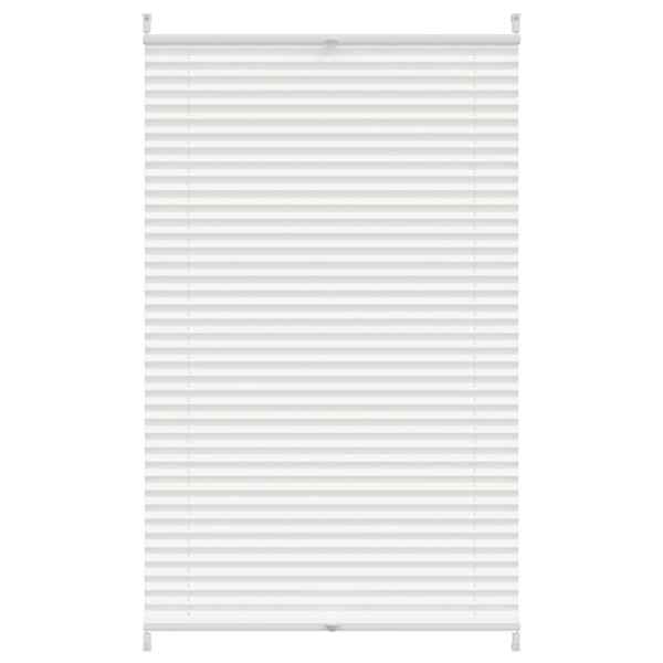Plisseekardin 90 x 100 cm valge
