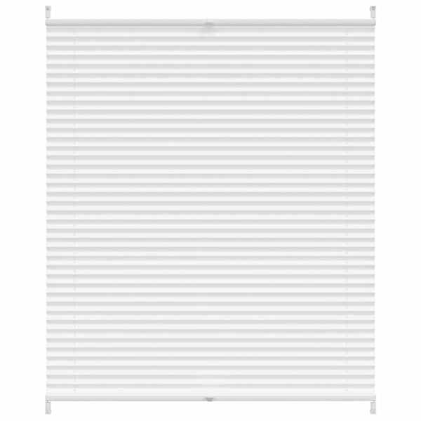Plisseekardin 100 x 125 cm valge