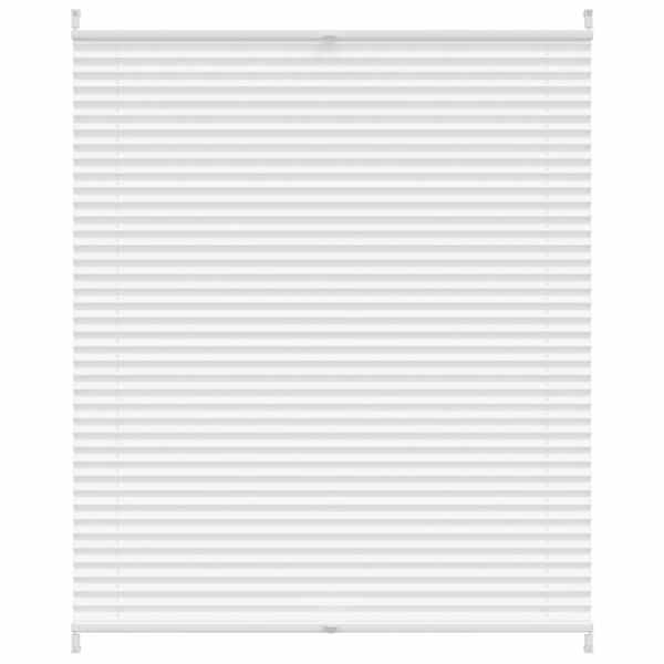 Plisseekardin 110 x 100 cm valge