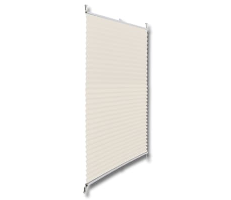 Plissee Faltrollo Rollo Plisseerollo 50x100cm Creme