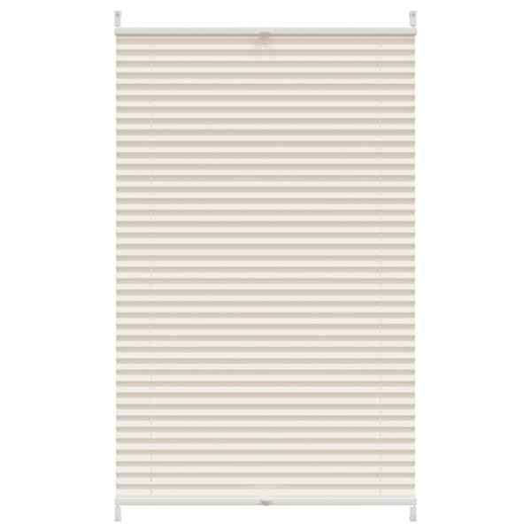 Plisseekardin 80 x 125 cm kreemjas