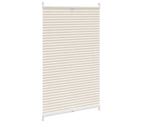 Plissee Faltrollo Rollo Plisseerollo 80x125cm Creme