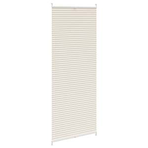 Plisseret blind 80x200 cm creme