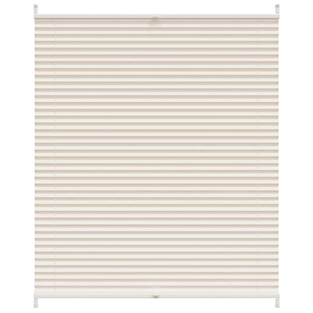 vidaXL Plisovaná roleta 100 x 150 cm krémová