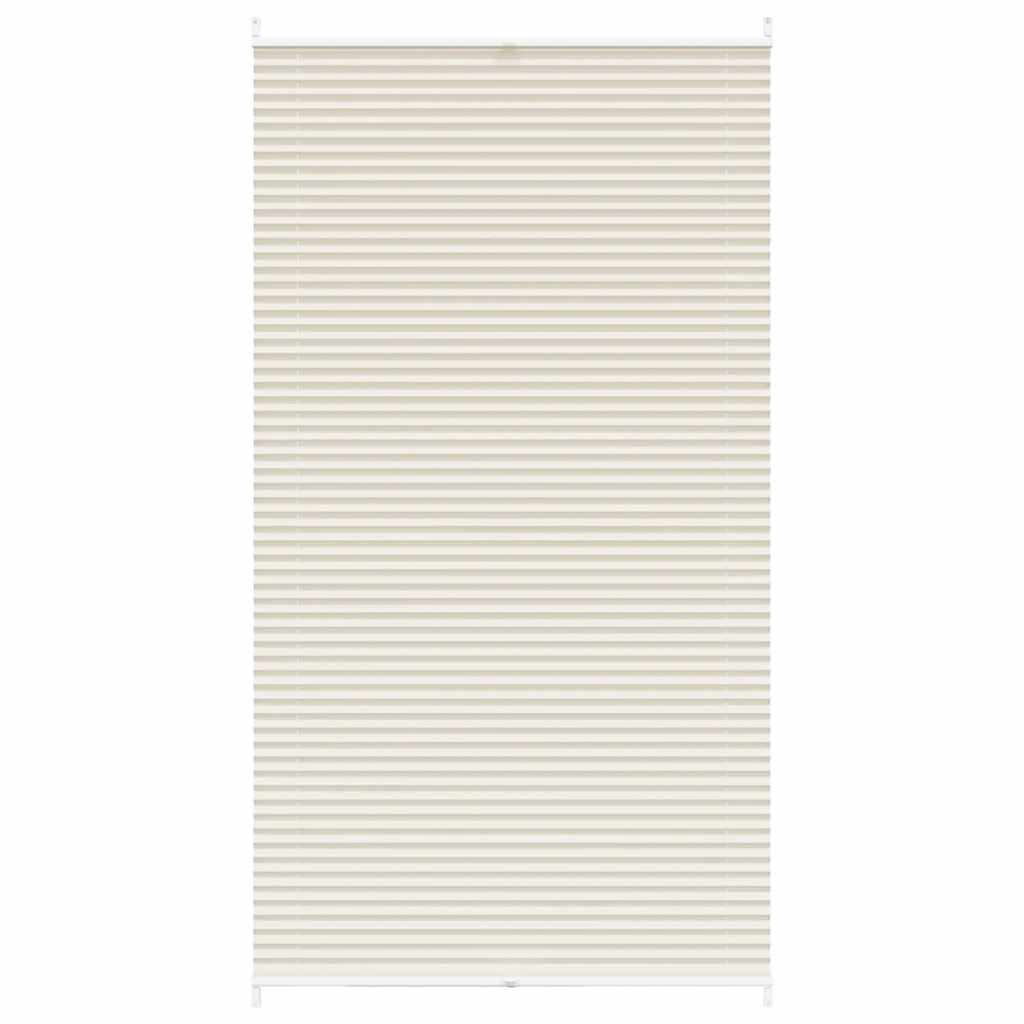 vidaXL Plisovaná roleta 100 x 200 cm krémová