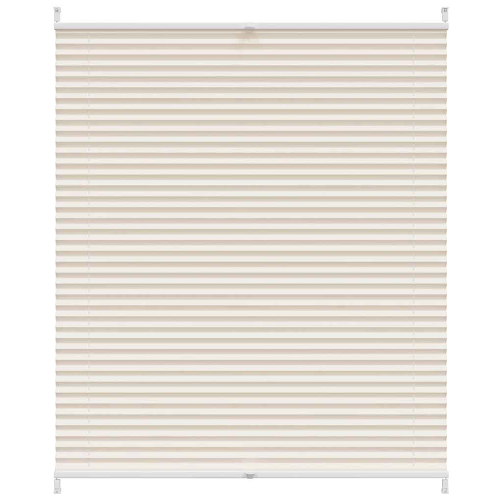 vidaXL Plisované žaluzie / rolety Plisse 110 x 150 cm - krémové