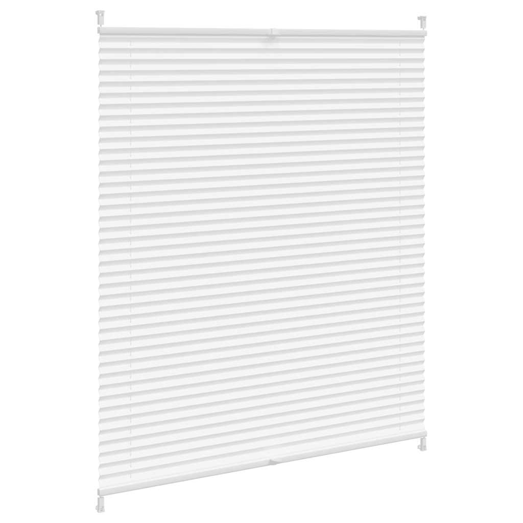 vidaXL Plisse Roló 110 x 125 cm Fehér Redős Roló