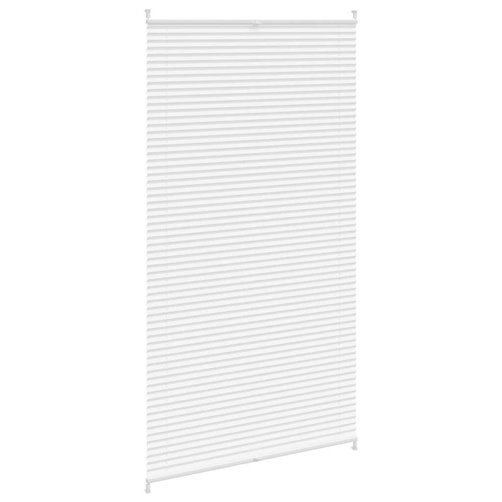 vidaXL Jaluzea plisse, alb, 110x200 cm, pliuri