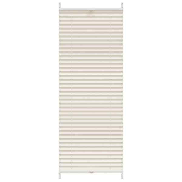 vidaXL Plisseekardin 40x100cm kreemjas