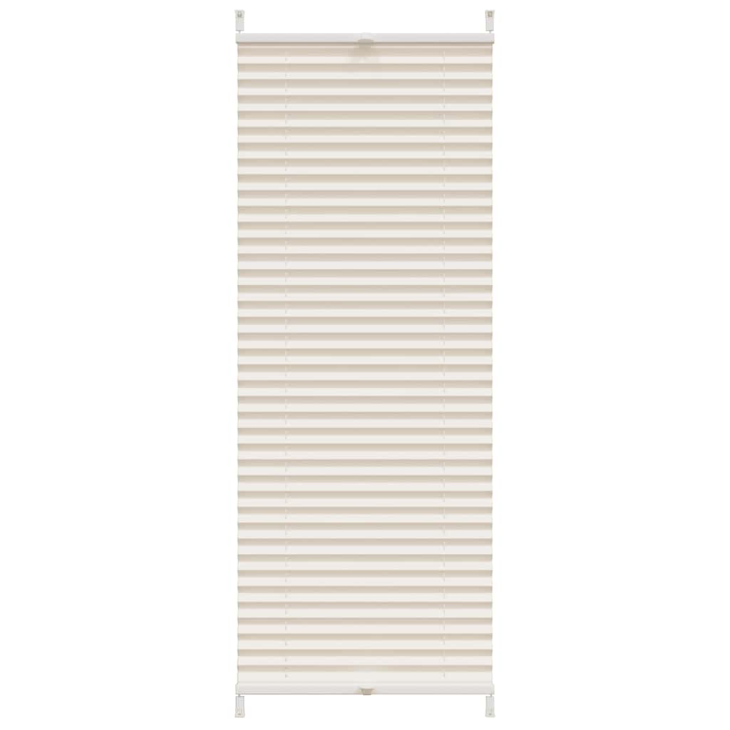 vidaXL Plisovaná roleta 40 x 100 cm krémová