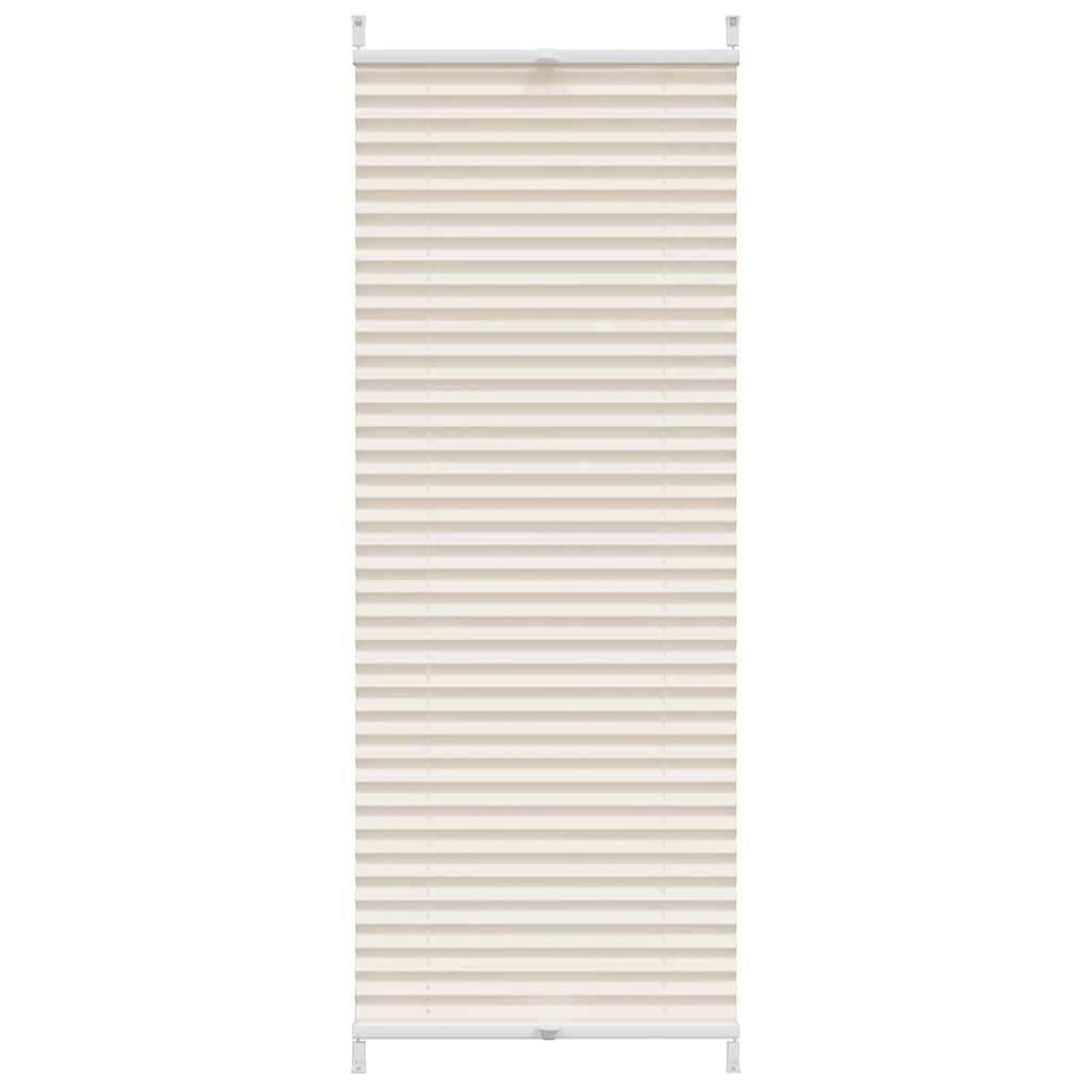 vidaXL Plisované žaluzie / rolety Plisse 40 x 125 cm - krémové