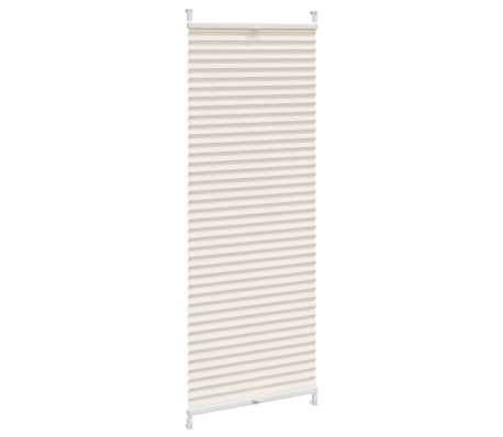 vidaXL Plisse Blind 40x125cm Cream