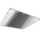 Cabeça de chuveiro quadrada em aço inoxidavel 40 cm