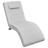 vidaXL Chaise longue met kussen