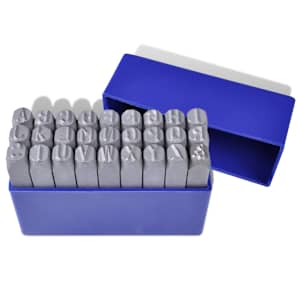 Number & Letter Punch Set 8mm