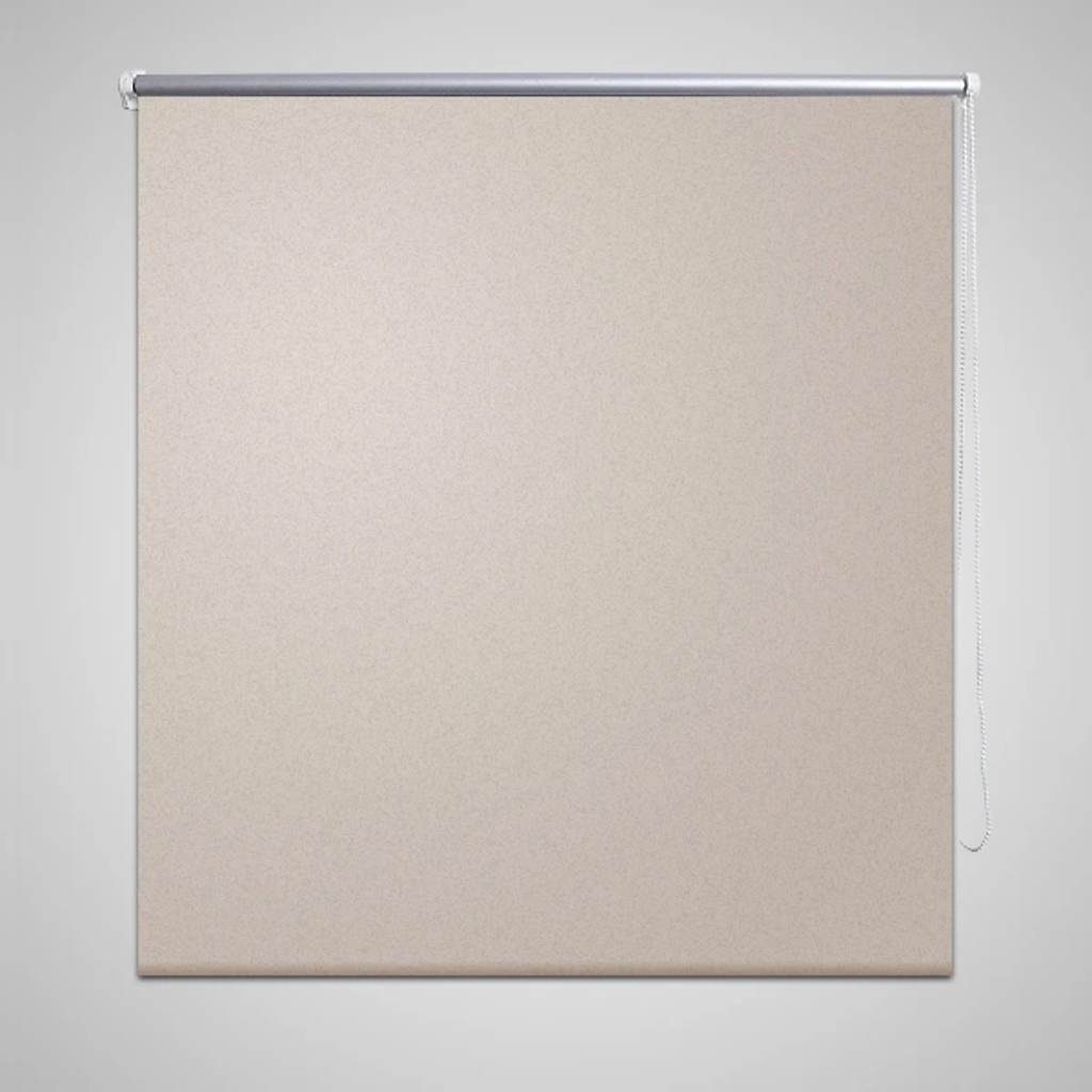 vidaXL Verdunklungsrollo Verdunkelungsrollo 40 x 100 Beige